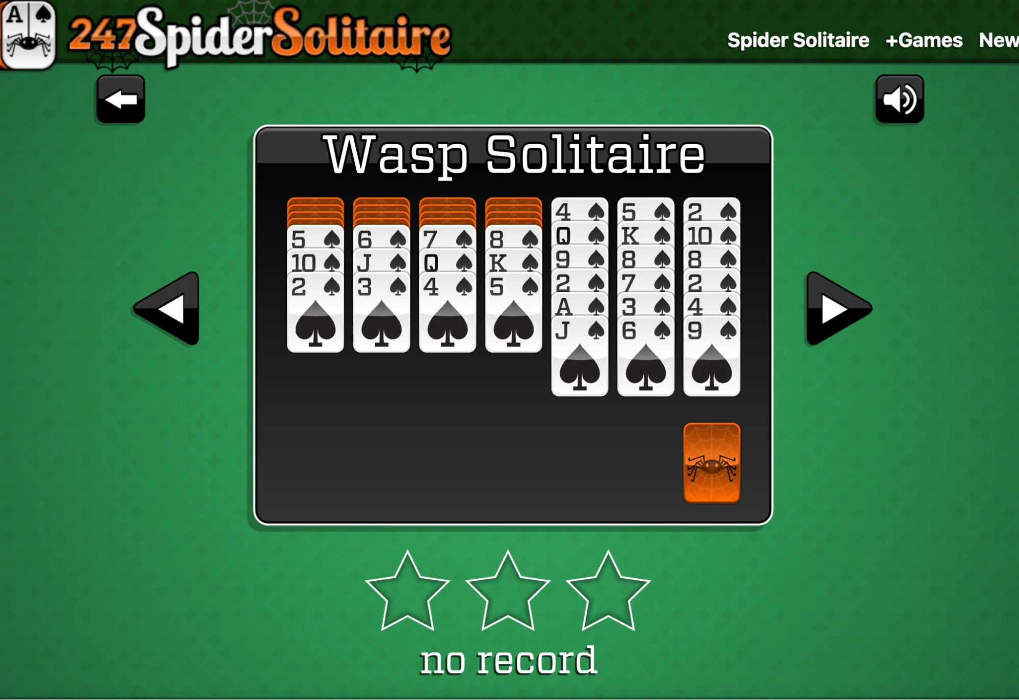 Solitaire large print